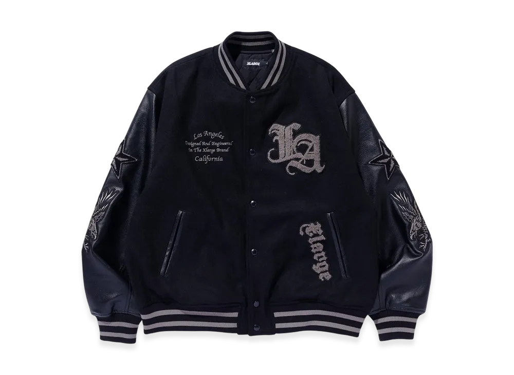 XLARGE Varsity Jacket "Black"