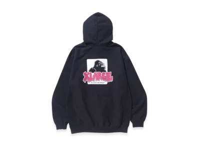 XLARGE Graffiti Pullover Hooded SweatShirt "Black"