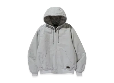 XLARGE Patched Old English Hooded Work Jacket "Grey"