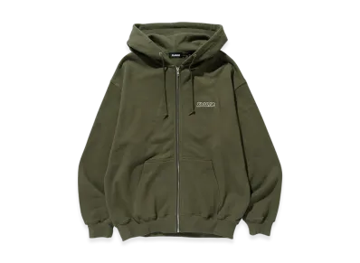 XLARGE OG Box Zip Up Hooded Sweatshirt "Olive"