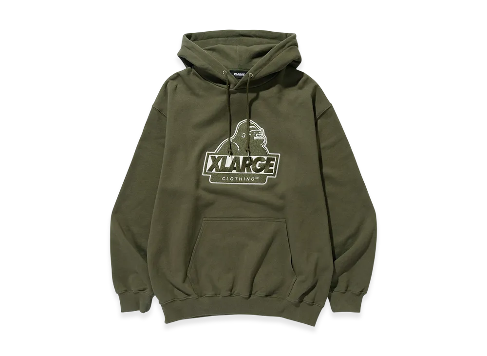 XLARGE Slanted OG Pullover Hooded Sweatshirt "Olive"