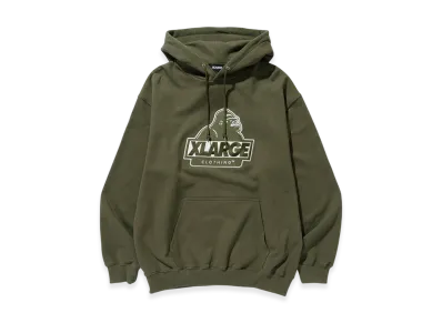XLARGE Slanted OG Pullover Hooded Sweatshirt "Olive"