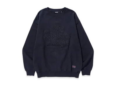 XLARGE Patched Old English Crewneck Sweatshirt "Black"