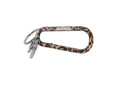 XLARGE Standard Logo Keyring Carabiner "Beige"