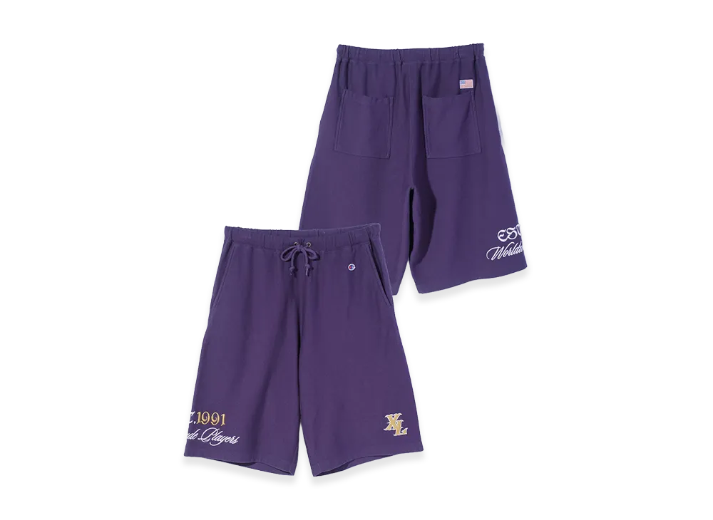 XLARGE x Champion Sweat Shorts "Purple"