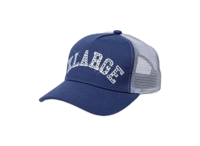 XLARGE Rhinestone Logo Mesh Cap "Navy"
