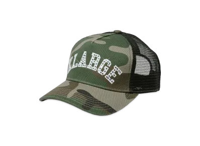 XLARGE Rhinestone Logo Mesh Cap "Camo"
