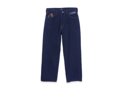 XLARGE Embroidered Denim Pants "Indigo"