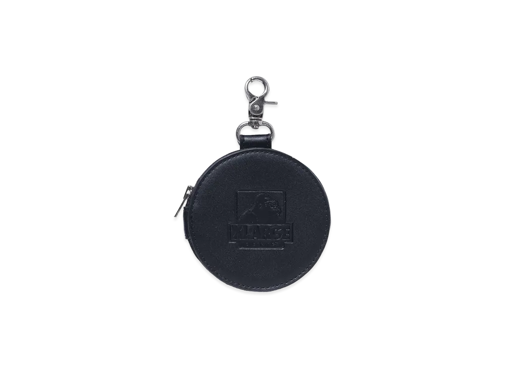XLARGE OG Faux Leather Round Purse "Black"