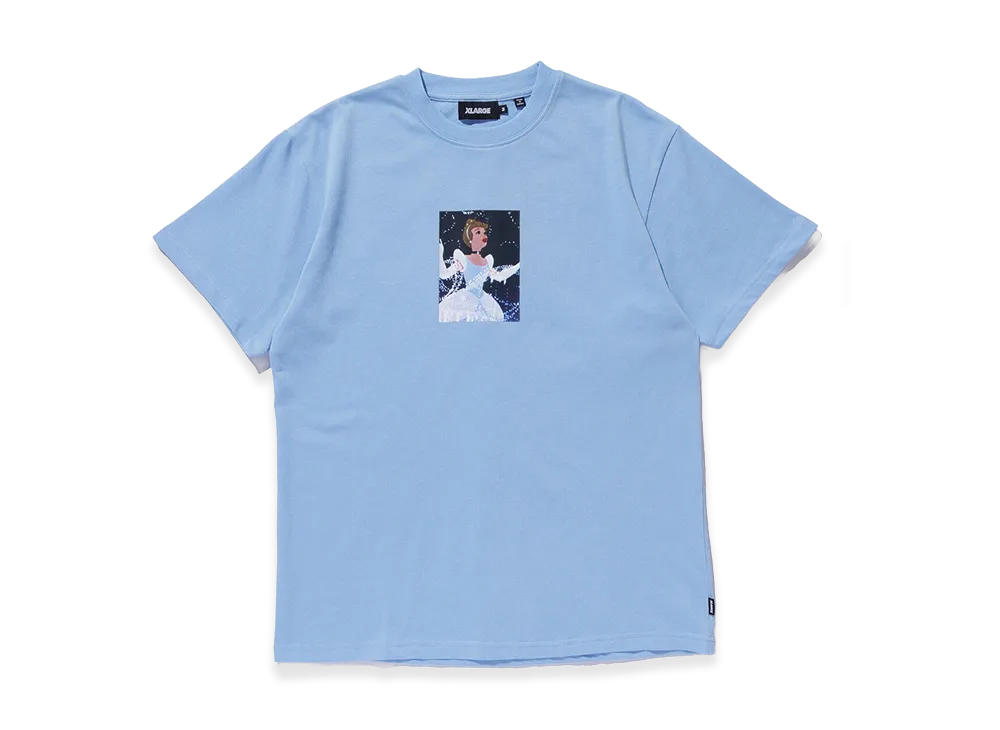 XLARGE x Disney Cinderella / S/S Tee "Lt.Blue"
