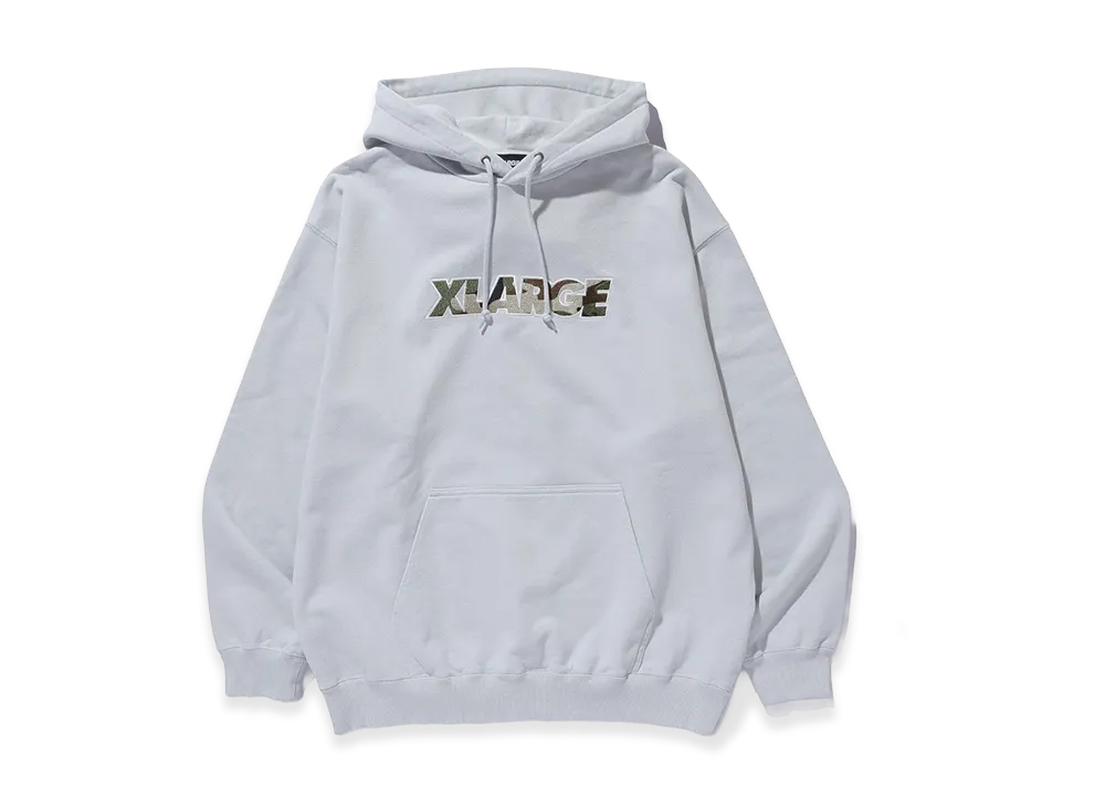 XLARGE Standard Logo Hooded Sweatshirt "Grey"
