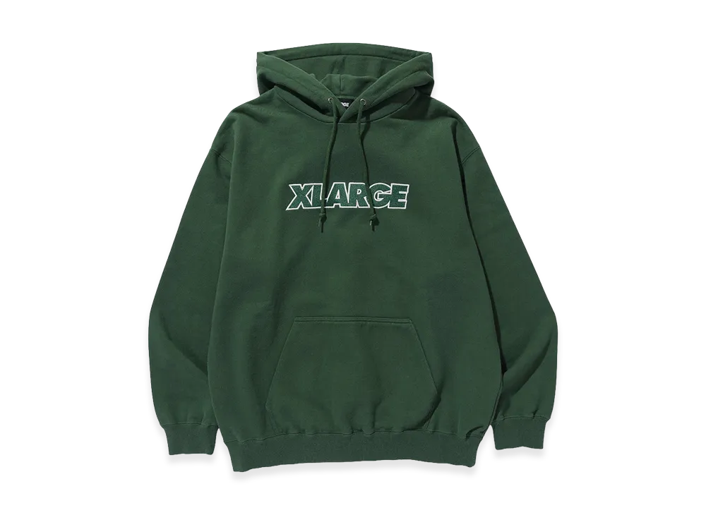 XLARGE Standard Logo Hooded Sweatshirt "Green"