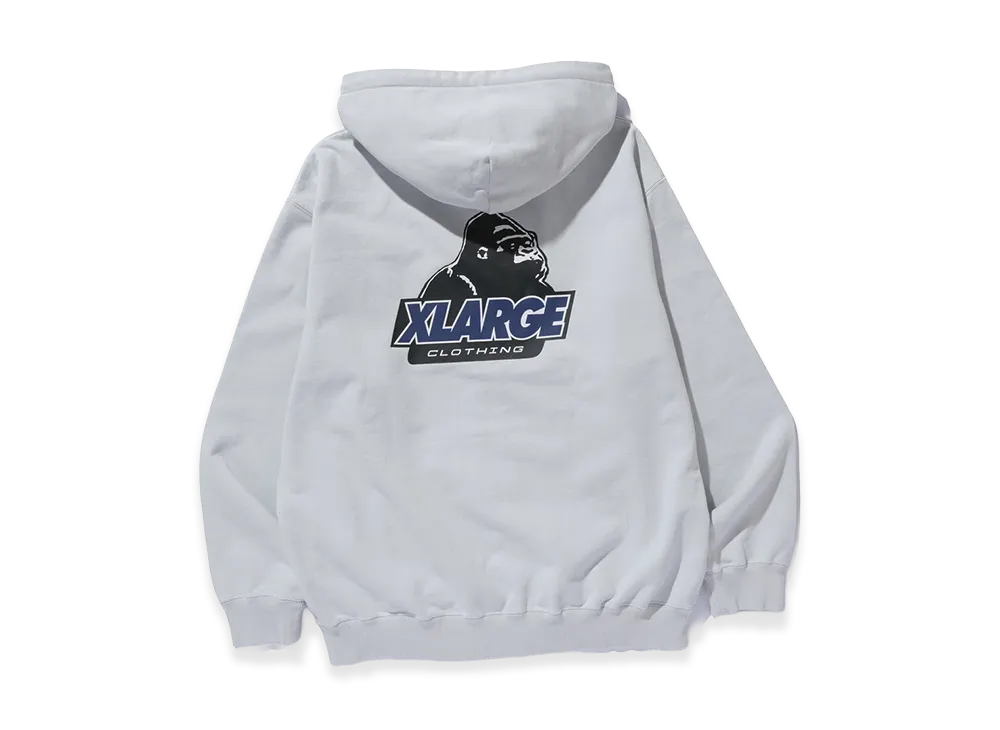 XLARGE Old OG Zip Hooded Sweatshirt "Grey"