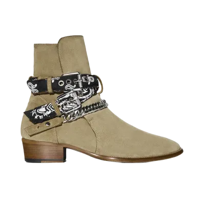 AMIRI Bandana Buckle Boot "Cognac"