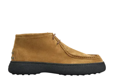 TOD'S W. G. Ankle Boots in Suede "Brown"