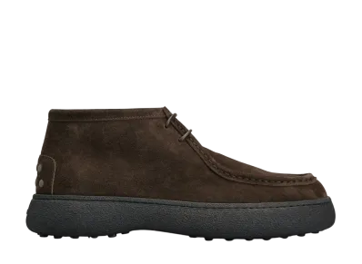 TOD'S W. G. Ankle Boots in Suede "Brown"
