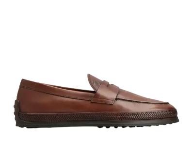 TOD'S Loafers in Leather "Brown"