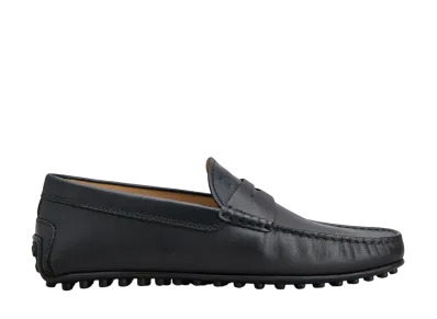 TOD'S City Gommino Driving Shoes in Leather "Black"