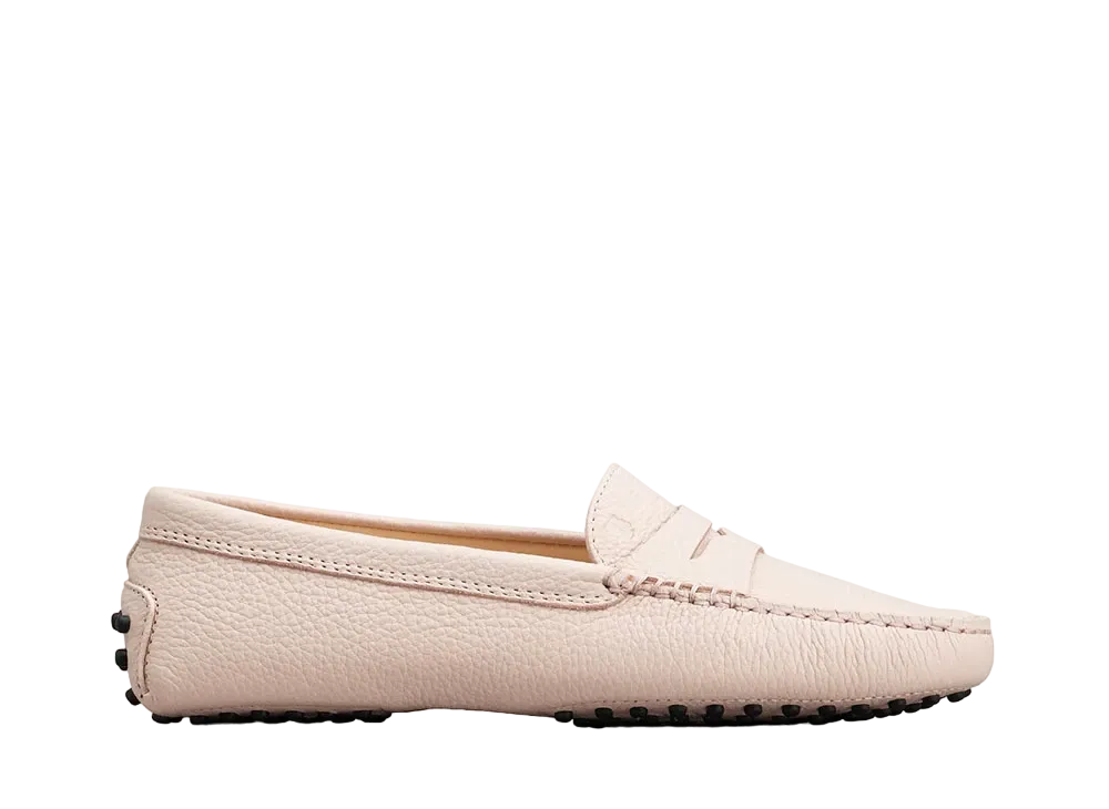 TOD'S Women's Gommino Driving Shoes in Suede "Pink"