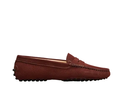 TOD'S Women's Gommino Driving Shoes in Suede "Brown"