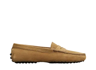 TOD'S Women's Gommino Driving Shoes in Suede "Brown"