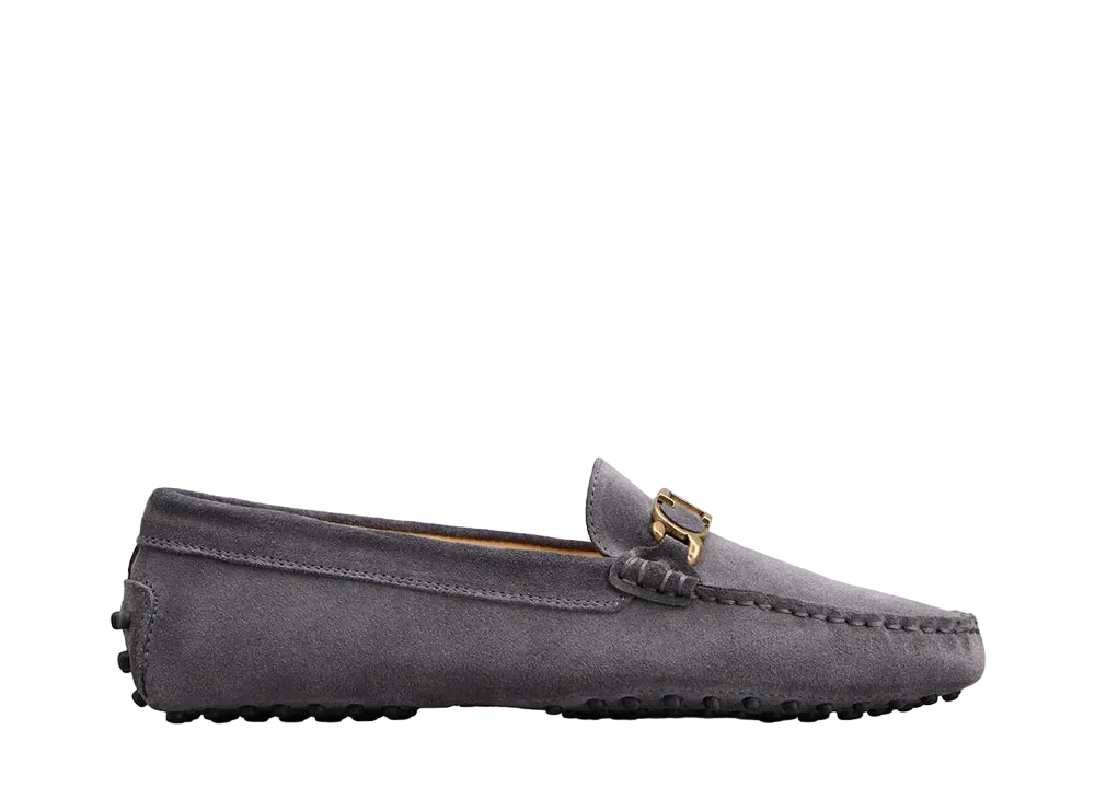 TOD'S WMNS Gommini Driving Shoes in Suede "Grey" XXW00G0EX10RE0B800