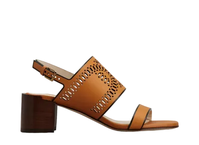 TOD'S Women's Sandals in Leather "Brown" XXW03L0IA30MIDG622