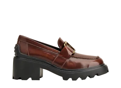 TOD'S Women's Loafers in Leather "Brown" XXW08D0EU50SHAS003
