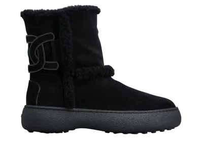 TOD'S Women's W.G. Suede Ankle Boots "Black"