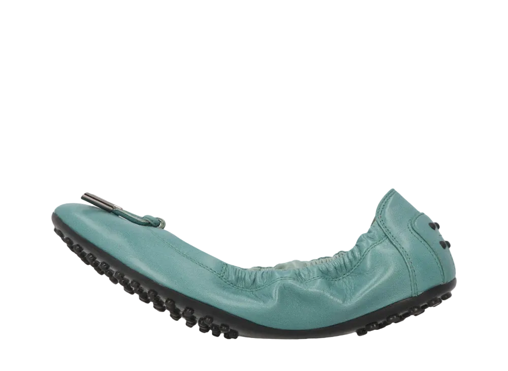 TOD'S Women's Ballet Shoes "Green" XXW0HI0346Z1W0T214