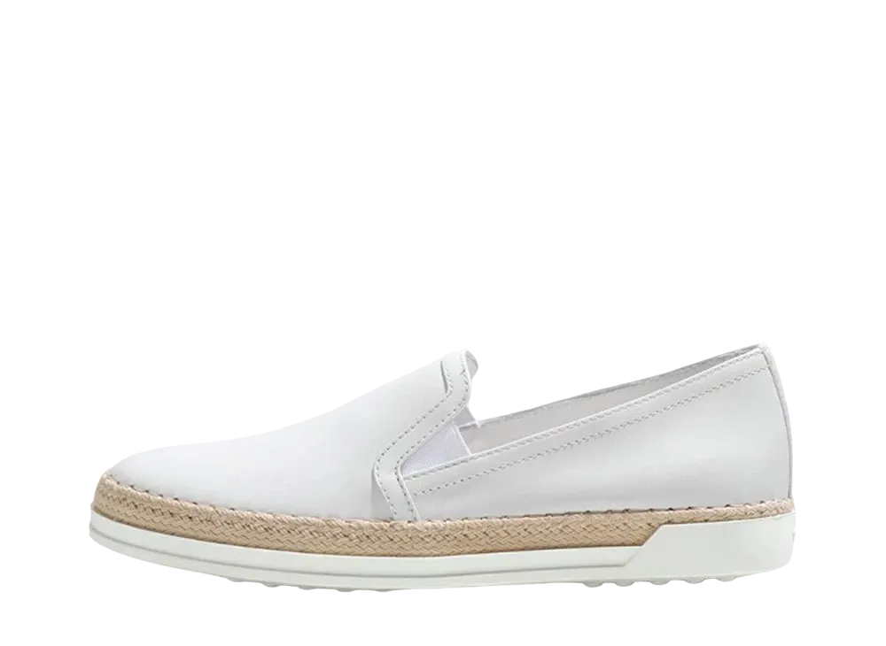 TOD'S Women's Espadrille Slip On "White" XXW0TV0J970NB5B001