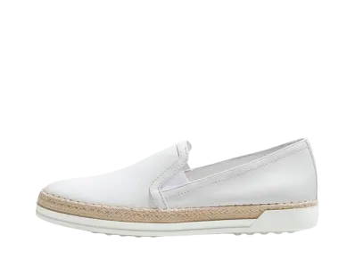 TOD'S Women's Espadrille Slip On "White" XXW0TV0J970NB5B001