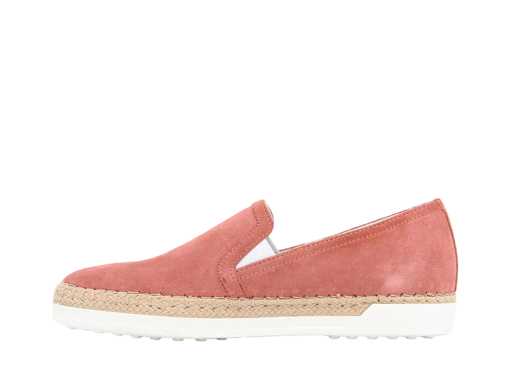 TOD'S Women's Driving Shoes "Pink" XXW0TV0J97ZHG0M214
