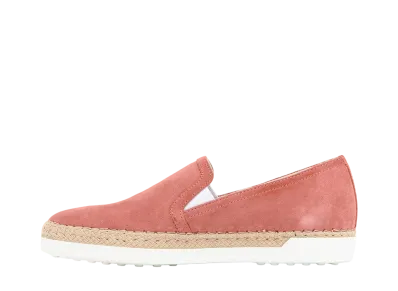 TOD'S Women's Driving Shoes "Pink" XXW0TV0J97ZHG0M214