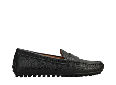 TOD'S Women's City Gommino Driving Shoes in Leather "Black" XXW10L00010SZLB999