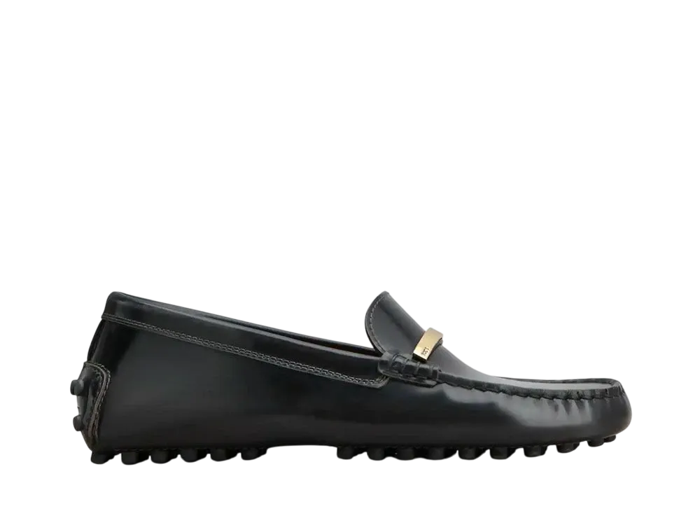 TOD'S Women's Gommino Driving Shoes in Leather "Gray"