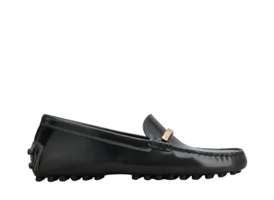 TOD'S Women's Gommino Driving Shoes in Leather "Gray"