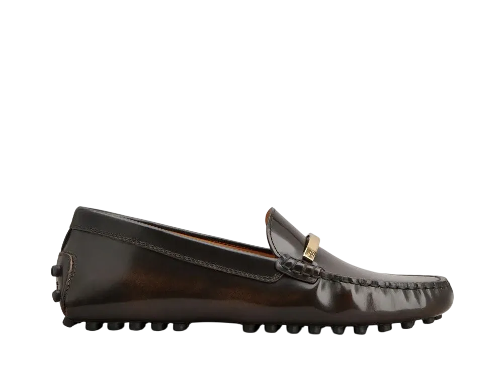 TOD'S Women's Gommino Driving Shoes in Leather "Brown"