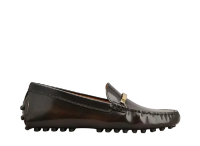 TOD'S Women's Gommino Driving Shoes in Leather "Brown"