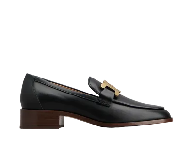 TOD'S Women's Kate Loafers in Leather "Black" XXW28K0FR00GOCB999