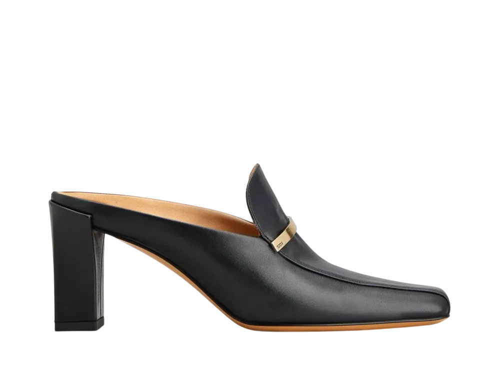 TOD'S Women's Mules in Leather "Black"