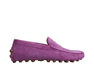 TOD'S Women's Gommino Bubble in Suede "Violet" XXW52K00010RE0L227