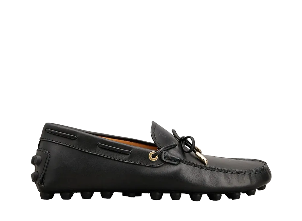 TOD'S Women's Bubble Gommini in Leather "Black" XXW52K05030N6MB999