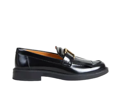 TOD'S Women's T Timeless Loafer in Leather "Black" XXW59C0GC10SHAB999