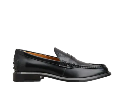 TOD'S Women's Loafers in Leather "Black" XXW66K0GP60RXNB999
