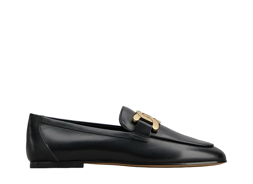 TOD'S Women's Kate Loafers in Leather "Black" XXW79A0DD00NF5B999