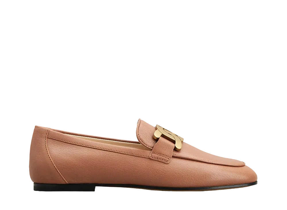 TOD'S Women's Kate Loafers in Leather "Brown" XXW79A0DD00S7KM026