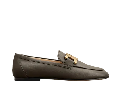 TOD'S Women's Kate Loafers in Leather "Brown" XXW79A0DD00S7KS404