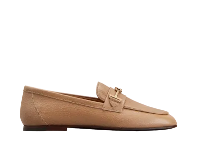 TOD'S Women's Loafers in Leather "Beige" XXW79A0HM60MBWC814