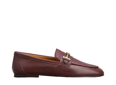 TOD'S Women's Loafers in Leather "Bordeaux" XXW79A0HM60MBWR814